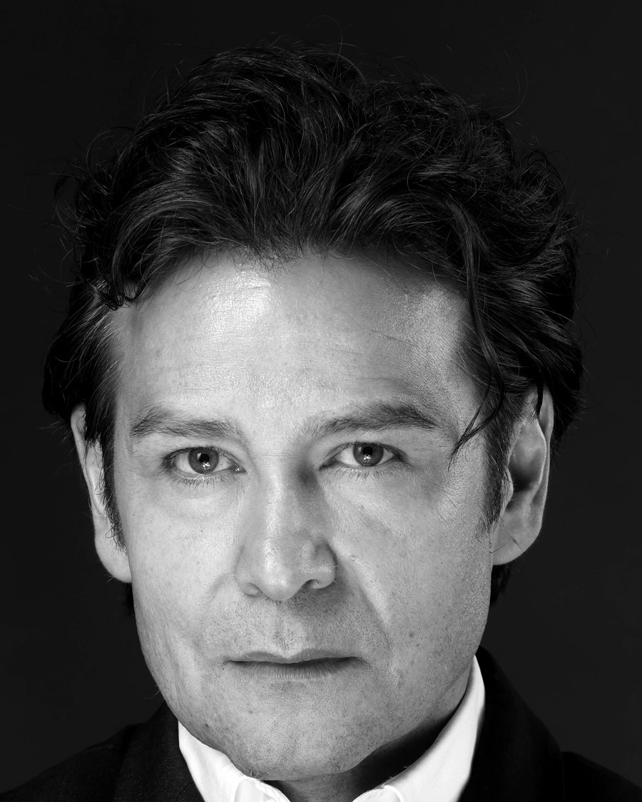 Retrato en blanco y negro de Tizoc Arroyo
